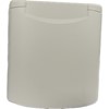 Fawo White Multi-Function flush outlet with UK socket