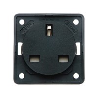 W4 Berker 3-Pin 13A Socket - Anthracite
