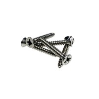 W4 1" No. 6 Countersunk Self-Tapping Stainless Steel Screws