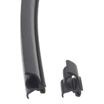 Hartal Rubber Door Seal - Black (order in multiples of 10m)