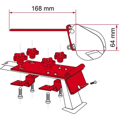 Fiamma Kit Standard - Deep Black