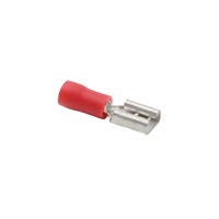 W4 2.8mm push on terminal female - Red (4 pack)