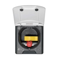 Fawo Black Flush inlet with sprung cover without sockets