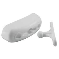 Fawo White Socket Style Door Retainer
