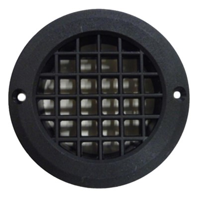 DLS 75 x 10mm Round Tail Vent -  Black