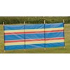 4 Pole Multicoloured Polythene Windbreak