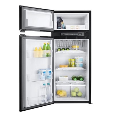 Thetford N4150A 149L Black Fridge with Curved Frameless Door