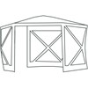Screen house 6 Pro pop up Gazebo - Grey