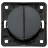 W4 12V Twin Rocker Switch - Anthracite