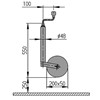 AL-KO Plus Jockey Wheel - Galvanised