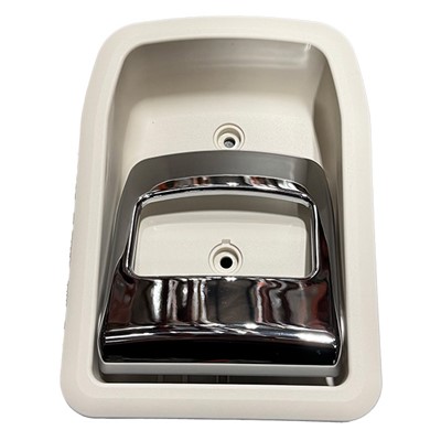 Hartal Inner Door Handle - Cream with Chrome Handle
