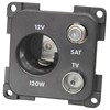 CBE Light Grey 12V TV & Satellite Socket