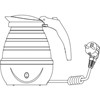 Quest Braunton 0.5L Collapsible Kettle