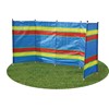 6 Pole Multicoloured Polythene Windbreak