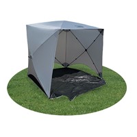 Quest Screen House 4 Mini pop up Gazebo - Grey