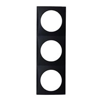 W4 Berker Pure Triple Frame - Gloss Black