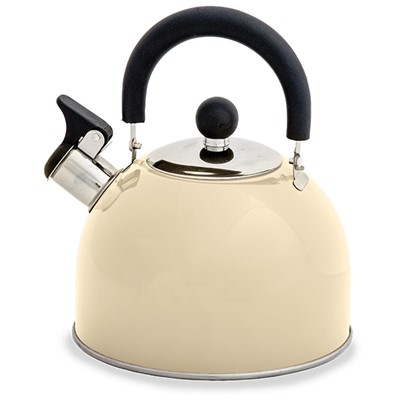 Quest Hamilton 2L Whistling Kettle - Cream