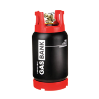 gas bank slim 5kg duo valve