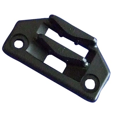 Polyplastic Wide Black stay/catch lockplate