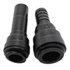 W4 Straight Adaptor 12mm - 1/2" Flexible