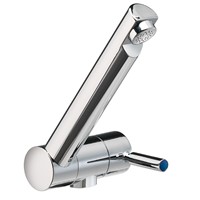 Trend A Cold Water tap with 25cm flexi hose with barbed ends & 27mm hole