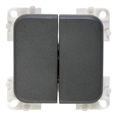 CBE Grey Double Switch