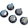 Thetford Chrome Cooker Knobs (5 pack)