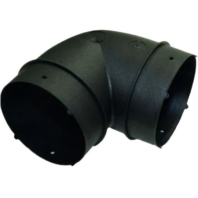 Truma Black Elbow BG for Air Ducts 65/72 mm