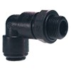 John Guest Black Acetal Swivel Elbow (BSP Thread) 12mm × 3⁄8″