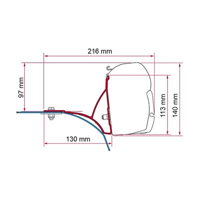 Fiamma Kit Ducato Roof Rack