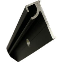 Polyplastic Black Clip-in 875mm hinge bar