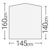 Quest Screen House 4 Mini pop up Gazebo - Grey