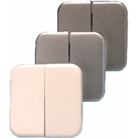Fawo Chrome Double Finger Plate Switch