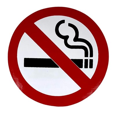 W4 No Smoking Sticker - Large