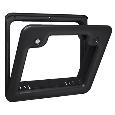 Thetford Black Service Door 3 1 Lock 1 Push Button