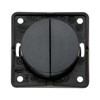 W4 Berker Twin Rocker Switch - Anthracite