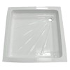 CP Acrylic 585 x 585mm Shower Tray - White