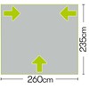 Quest Falcon 260 poled porch awning