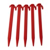 W4 8" (200mm) Plastic Tent Peg (5 pack)