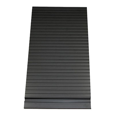Piano Black 500 x 650 Tambour Door Set