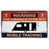 W4 Caravan Tracking Fitted Sticker