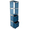 Quest Pack Away Shelf Unit With 2 x Storage Boxes
