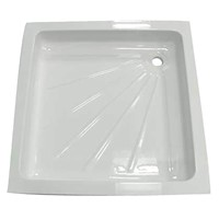 CP Acrylic 585 x 585mm Shower Tray - White