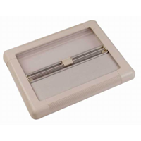 Remismart 900 X 450 Grey Pleat Blind