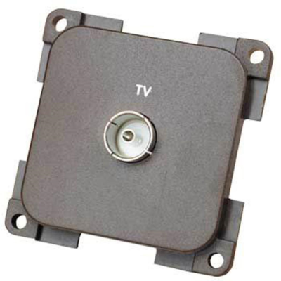 CBE Grey TV Aerial Socket (Retail Packed)