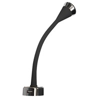 Dimatec Black Flexible Reading Light with USB