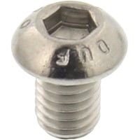 Hartal Lens Head Screw ISO 7380 M6x9 Nirosta (order multiples of 100)