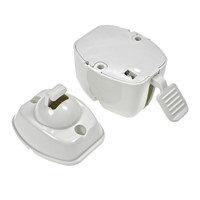 W4 Lever Release Door Retainer - White