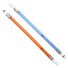 Reich Flexi hose 25cm with ridged nozzle red & blue