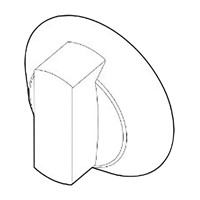 Thetford Chrome Cooker Knob